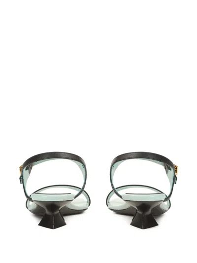 Sergio Rossi Bitt Strap Sandals In Multi