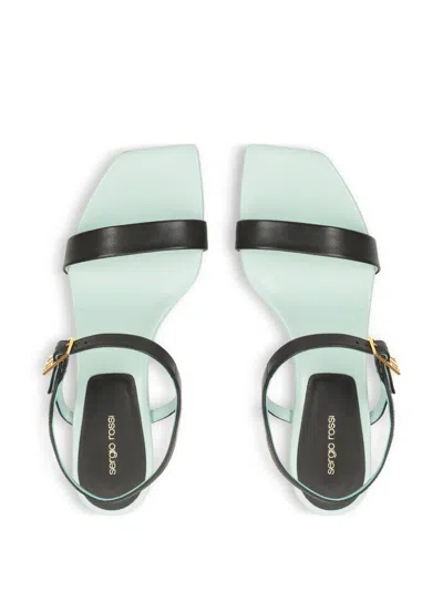 Sergio Rossi Bitt Strap Sandals In Multi