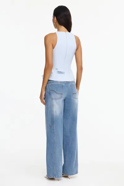Acler Eastham Top In Blue