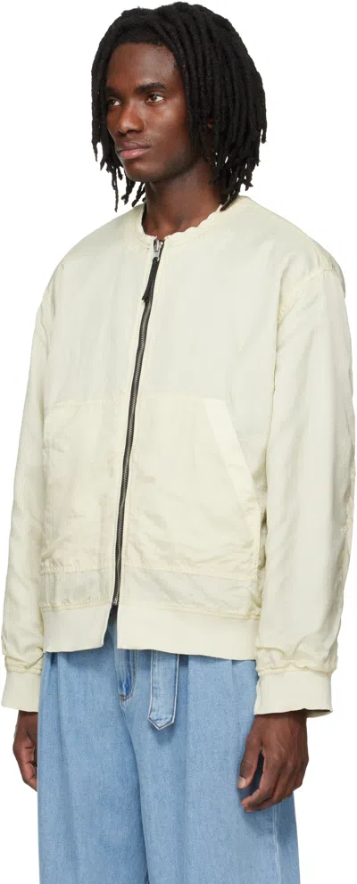 Solid Homme Black Layered Collarless Reversible Bomber Jacket In Black
