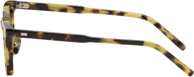 Studio Nicholson Yellow Type 1 Sunglasses In Multi