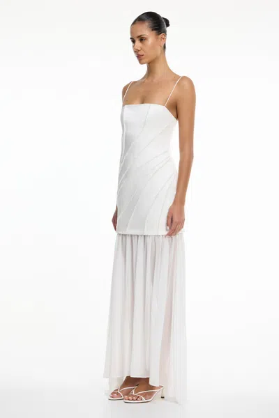 Significant Other Gaia Beaded Maxi Dress In Neutral