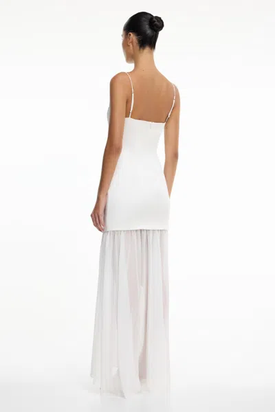Significant Other Gaia Beaded Maxi Dress In Neutral