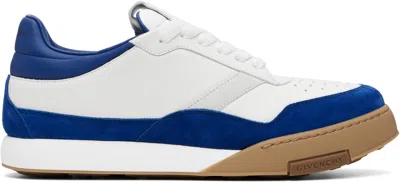 Givenchy Low Profile Sneakers Rubber Sole Suede Panels In Multi