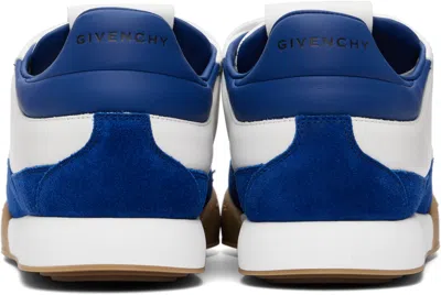 Givenchy Low Profile Sneakers Rubber Sole Suede Panels In Multi