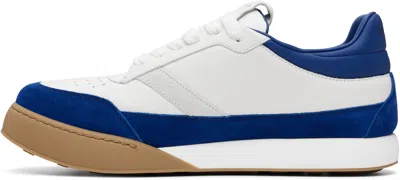 Givenchy Low Profile Sneakers Rubber Sole Suede Panels In Multi