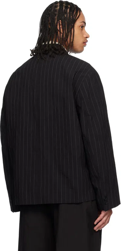 Studio Nicholson Black Sorst Blazer In Black