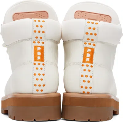 Pdf Off White Leather Strada Ankle Boots In White