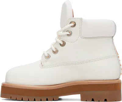 Pdf Off White Leather Strada Ankle Boots In White