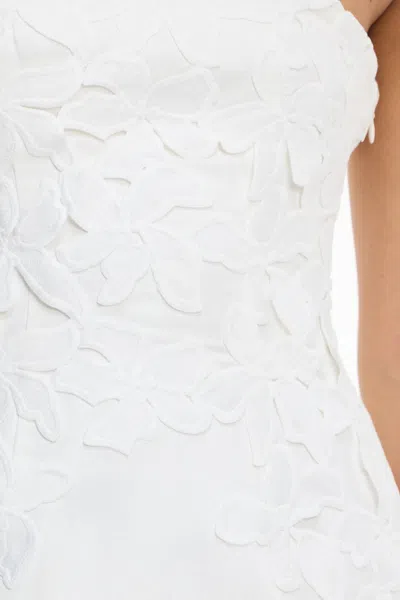Significant Other Idette Linen-blend Mini Dress In White