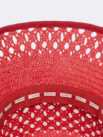 Max Mara Openwork Bucket Hat In Pattern