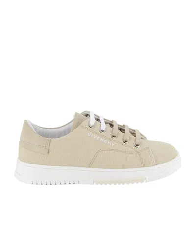 Givenchy Lace-up Logo-print Sneakers In Brown