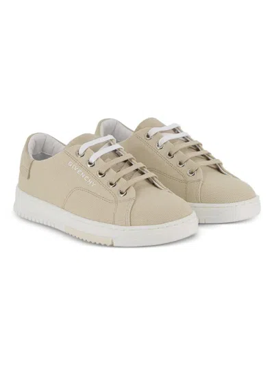 Givenchy Lace-up Logo-print Sneakers In Brown