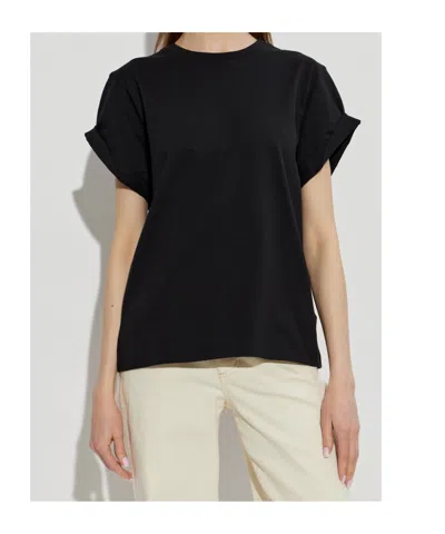 Victoria Beckham Tilly Cotton Jersey T-shirt In Black