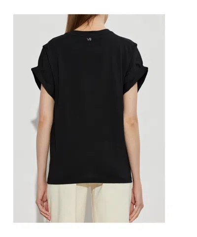 Victoria Beckham Tilly Cotton Jersey T-shirt In Black