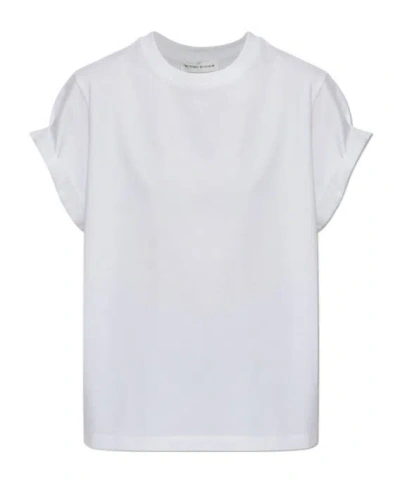 Victoria Beckham Tilly Cotton Jersey T-shirt In White