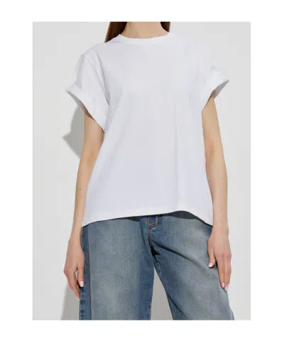 Victoria Beckham Tilly Cotton Jersey T-shirt In White