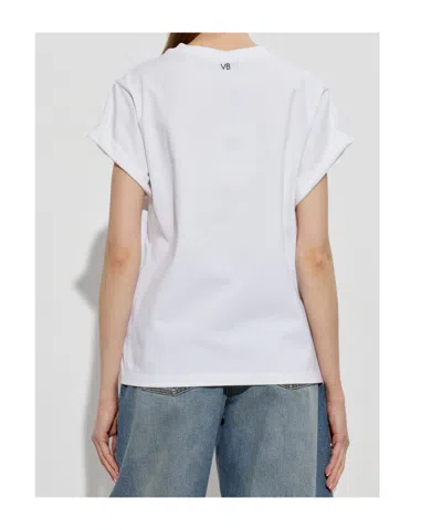 Victoria Beckham Tilly Cotton Jersey T-shirt In White