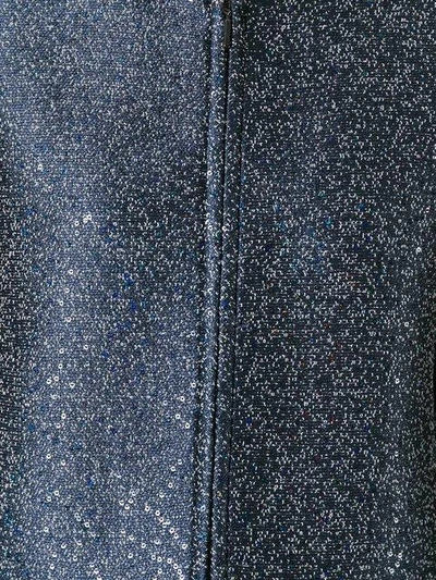 Shop Armani Collezioni Glitter Jacket - Blue