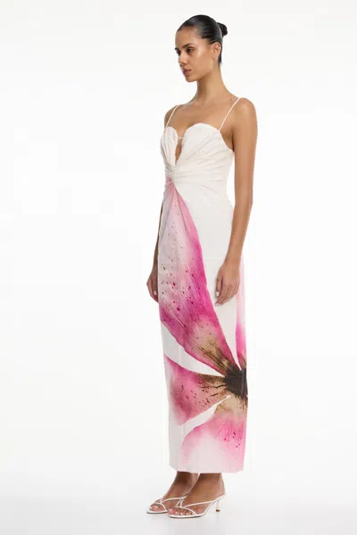 Significant Other Quentin Maxi Dress Petal Garden In White