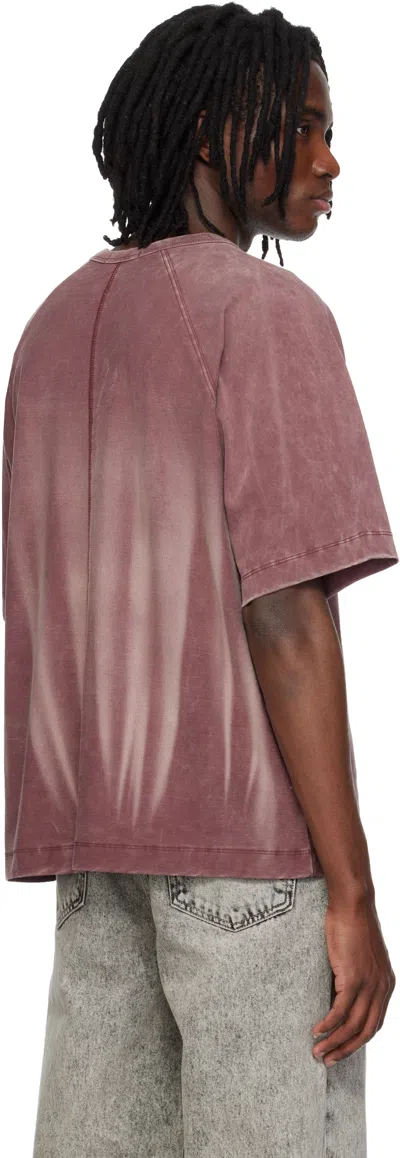 Mmic Pink Shadow T-shirt In Red