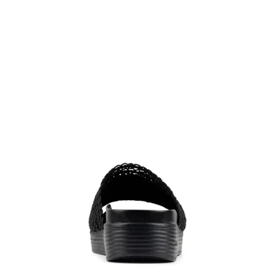 Donald Pliner Frou Platform Wedge Sandal In Black
