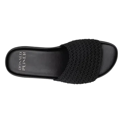 Donald Pliner Frou Platform Wedge Sandal In Black
