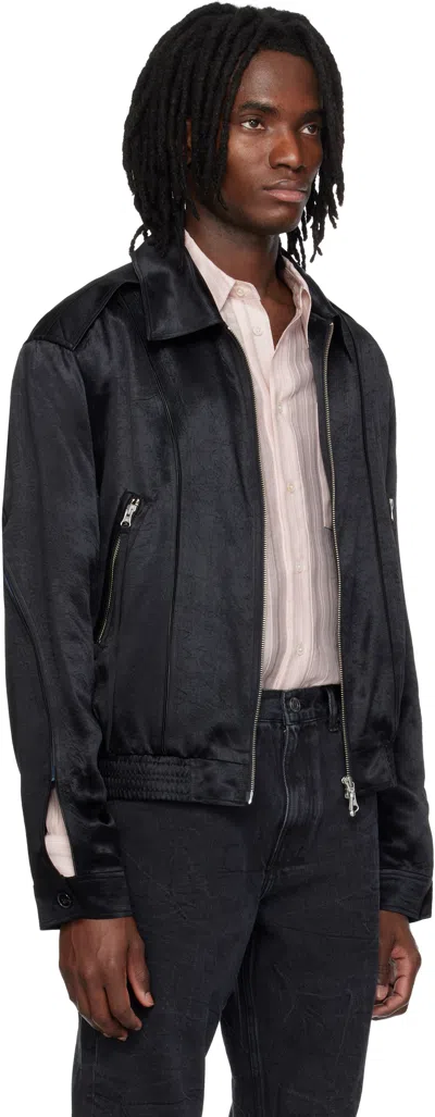Mmic Black Razor Jacket In Black