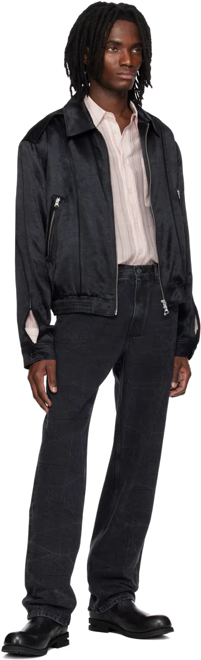 Mmic Black Razor Jacket In Black