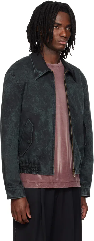 Mmic Black Void Blouson Jacket In Black