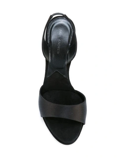 Shop Paul Andrew Sling-back Stiletto Sandals In Black