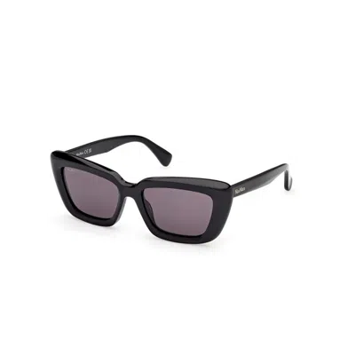 Max Mara Full Frame Sunglasses In Black