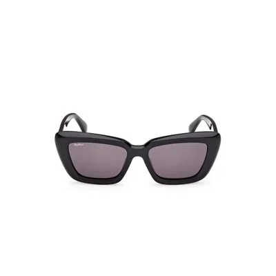 Max Mara Full Frame Sunglasses In Black