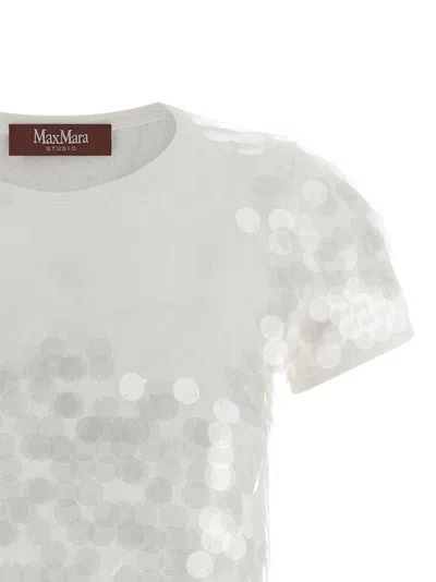 Max Mara Studio 'saio' Sweater In Silver