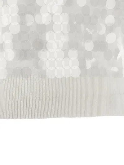 Max Mara Studio 'saio' Sweater In Silver