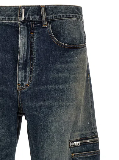 Givenchy Cargo Jeans In Blue