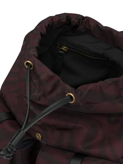 Pinko Nylon Backpack In Black