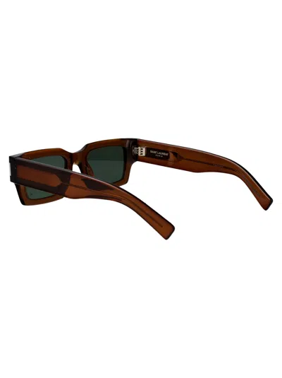 Saint Laurent Rectangular Frame Sunglasses Sl 572 In Black
