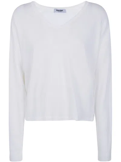 Base V-neck Knitwear In Multi