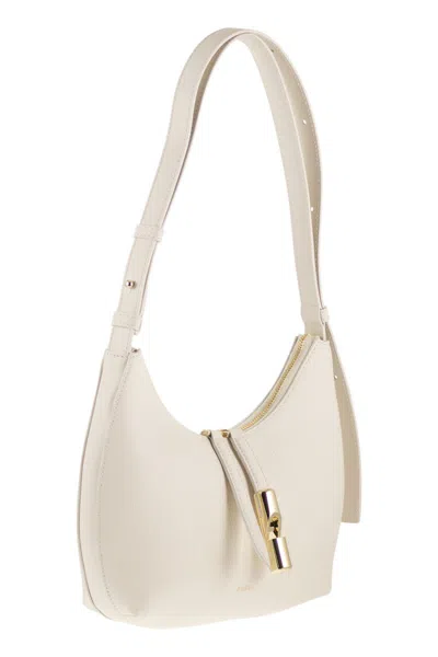 Furla Small Goccia Shoulder Bag In Gray