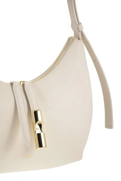 Furla Small Goccia Shoulder Bag In Gray