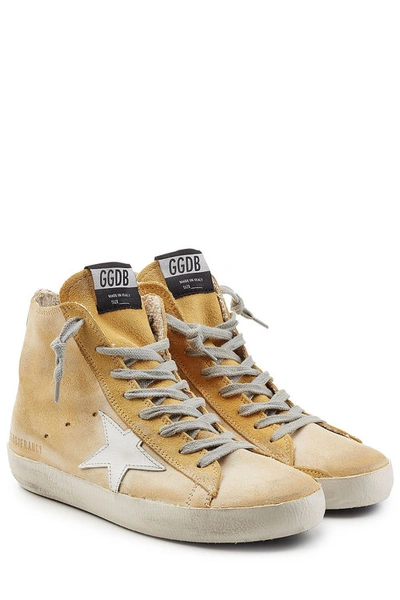 Golden Goose Francy Suede High-top Sneakers In Camel