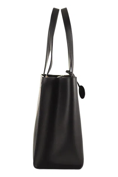 Furla Divide It Borsa Shopping S Nero Nero Pelle Di Vitello Sidney Donna In Black