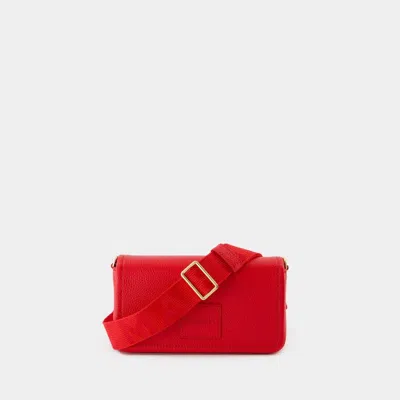Marc Jacobs Textured Leather Mini Bag With Magnetic Closure In Black
