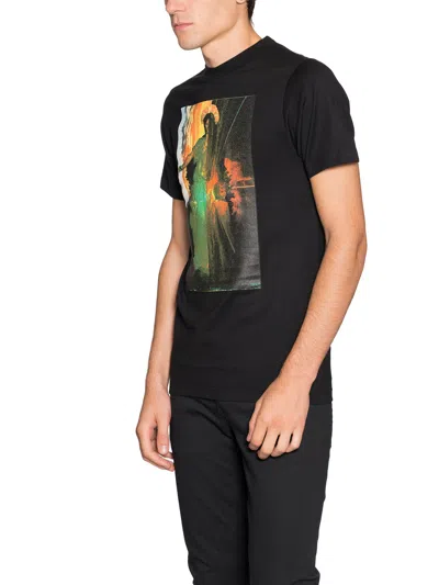 Facetasm Printed T-shirt In Black
