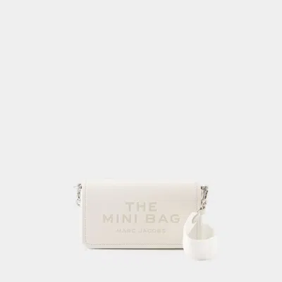 Marc Jacobs The Leather Mini Bag In White