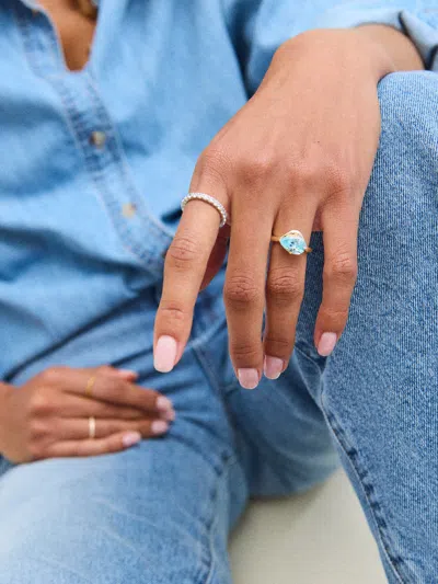 Baublebar Wavy Custom Birthstone Ring In Multi