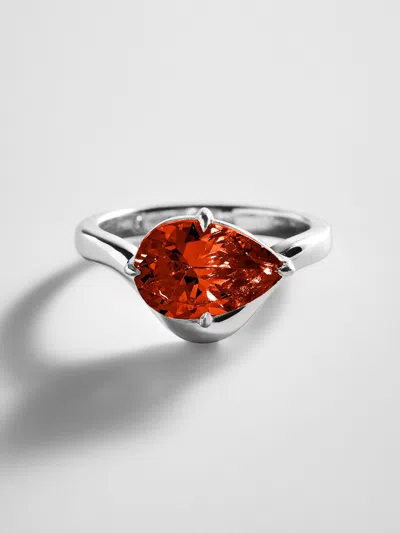 Baublebar Wavy Custom Birthstone Ring In Silver