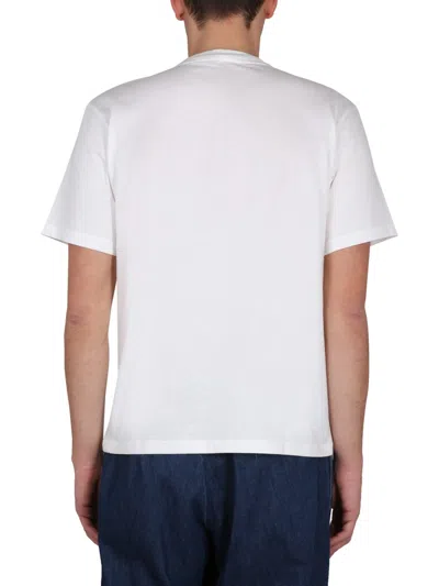 Sunnei Crewneck T-shirt With Logo Embossing