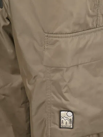 Moncler Drawstring Cargo Pants In Brown